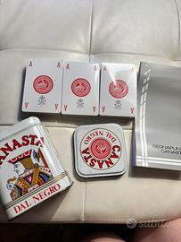 Carte canasta vintage nuove Dal negro con scatola