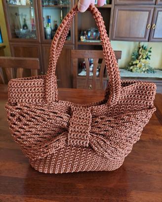 borsa " doppio fiocco decorativo "