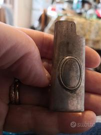 porta accendino in argento