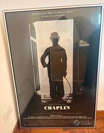 Poster originale film “Chaplin” 1992 con cornice l