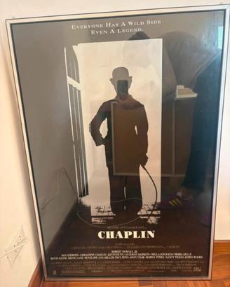 Poster originale film “Chaplin” 1992 con cornice l