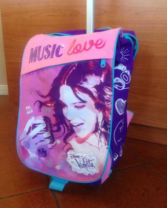 Trolley scuola Violetta
