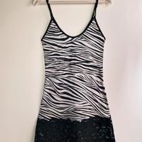 Slipdress La Perla Fantasia animalier + pizzo