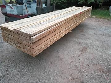 Giardino   190 listelli legno nuovi 35x45