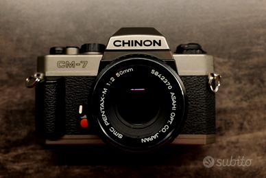 Chinon CM7 + Pentax 50mm f2 + Pentax Macro 100 f4