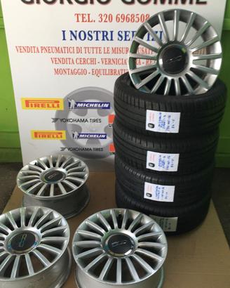 Cerchi e gomme fiat 500