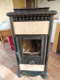 Stufa a legna Castelmonte SARA con FORNO + Tubi