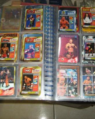 Album carte wrestling completo moltissime carte