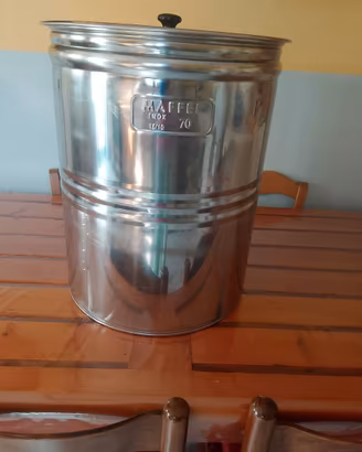 Fusto per Olio in Acciaio Inox 18/10 da 70 litri 