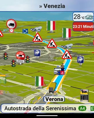 Cartablet Truck 8" Europa Tir Bilico Adr 