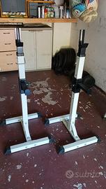 Rack per squat e panca piana
