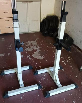 Rack per squat e panca piana