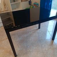 tavolo rettangolare nero