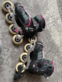 Pattini a rotelle allungabili. Tg. 32-35