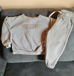 Tuta completo Prenatal verde, neonata 18 mesi