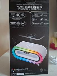Sveglia Altoparlante Bluetooth e Caricatore cellul
