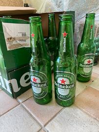 Lotto 24 bottiglie Heineken 33cl vuote