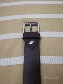Cintura Donna Norton Club Marrone Pelle Anni 70 