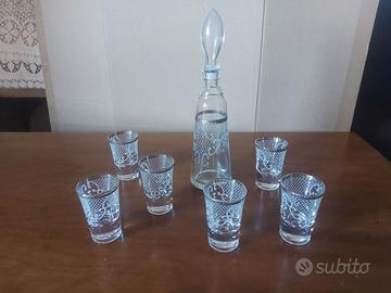 Servizio liquore vintage