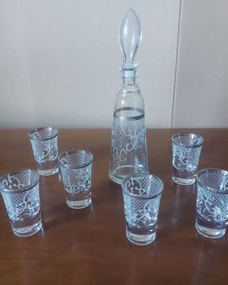 Servizio liquore vintage