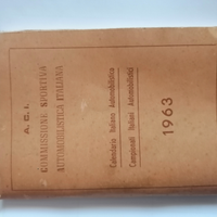 Libro Regolamento sportivo A.C.I 1963/64/65