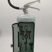 Estintore Portachiavi Design Vintage medio