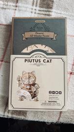 Puzzle 3D gatto portafortuna