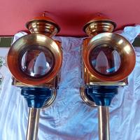 lanterna lampada ottone antica