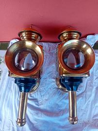 lanterna lampada ottone antica