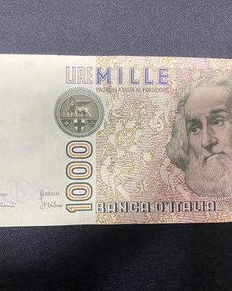 Banconota 1000 lire Marco Polo 6 gennaio 1982