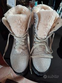 Scarponcini brillantinati