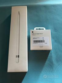 Apple Pencil 1ª gen + adattatore USB-C originale