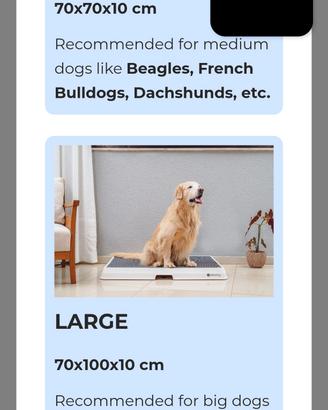 Weasy lettiera cani 