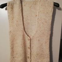 GILET donna ècru
