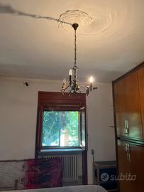 Lampadario in bronzo anni ‘60