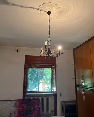 Lampadario in bronzo anni ‘60