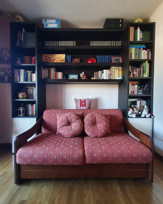 Libreria ponte + Divano letto