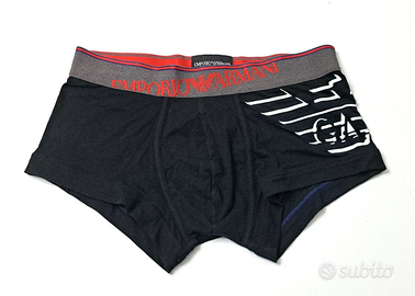BOXER PARIGAMBA *EMPORIO ARMANI_COTONE NERO