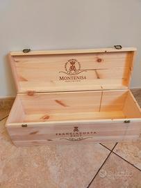 scatole vino di legno 