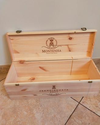 scatole vino di legno 