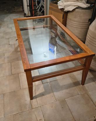 Tavolino da salotto con vetrina - tavolino caffè 