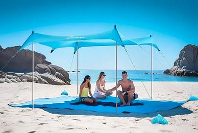 Tenda da spiaggia | Gazebo WolfWise 3×3 m UPF 50+