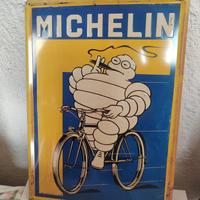 Targa Michelin - Bibendum in bicicletta