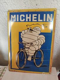 Targa Michelin - Bibendum in bicicletta