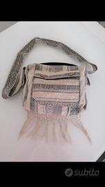 Borsa tessuto etnico fatta a mano da me 