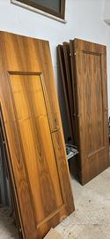 6 porte in legno con telaio 60€ a porta