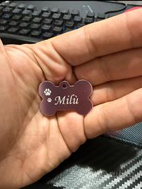 Targhetta collare cane personalizzata