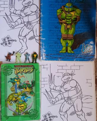 Diario,Foderina,Stampe &Quattro Ninja Turtles 2005