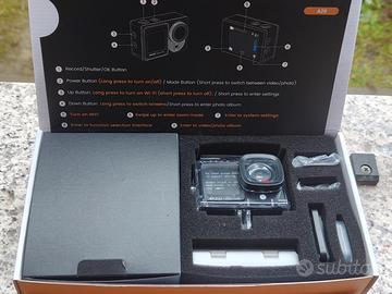 Action Cam A26 4k 60 cos doppia batteria micro SD 
