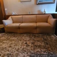 3 Divani in vera pelle beige –  trasloco